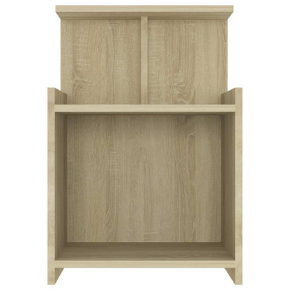 806182 vidaXL Bed Cabinets 2 pcs Sonoma Oak 40x35x60 cm Engineered Wood