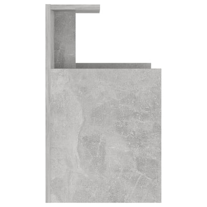 vidaXL Bed Cabinets 2 pcs Concrete Grey 40x35x60 cm Engineered Wood