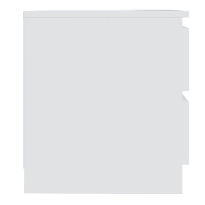 806193 vidaXL Bed Cabinet White 50x39x43,5 cm Engineered Wood