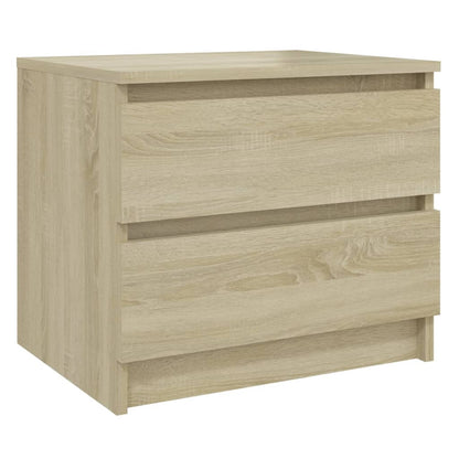 806199 vidaXL Bed Cabinet Sonoma Oak 50x39x43,5 cm Engineered Wood