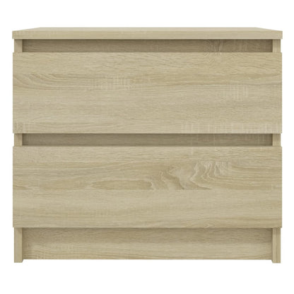 806200 vidaXL Bed Cabinets 2 pcs Sonoma Oak 50x39x43,5 cm Engineered Wood