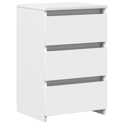 806212 vidaXL Bed Cabinets 2 pcs White 40x35x62,5 cm Engineered Wood