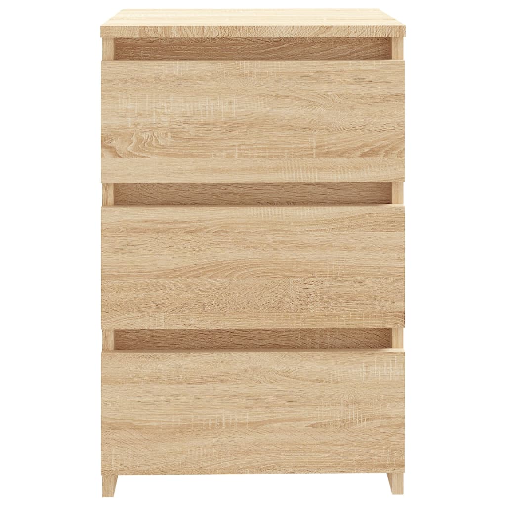 806217 vidaXL Bed Cabinet Sonoma Oak 40x35x62,5 cm Engineered Wood