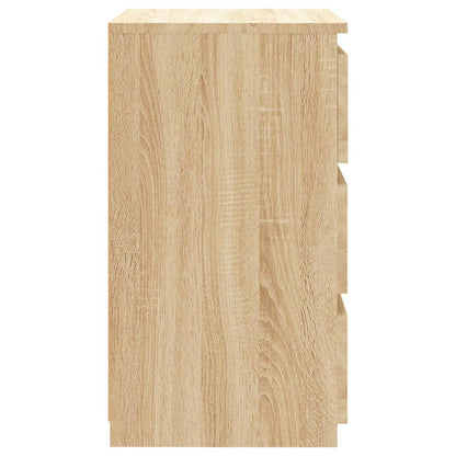 806217 vidaXL Bed Cabinet Sonoma Oak 40x35x62,5 cm Engineered Wood