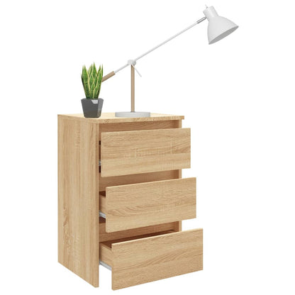806217 vidaXL Bed Cabinet Sonoma Oak 40x35x62,5 cm Engineered Wood