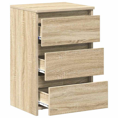 806218 vidaXL Bed Cabinets 2 pcs Sonoma Oak 40x35x62,5 cm Engineered Wood