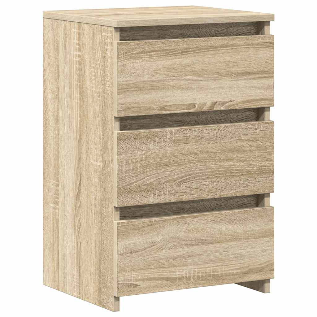 806218 vidaXL Bed Cabinets 2 pcs Sonoma Oak 40x35x62,5 cm Engineered Wood