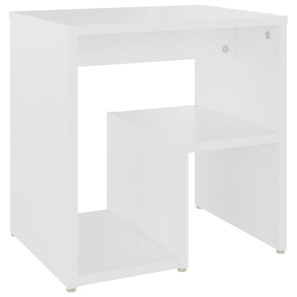 806329 vidaXL Bed Cabinets 2 pcs White 40x30x40 cm Engineered Wood