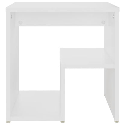 806329 vidaXL Bed Cabinets 2 pcs White 40x30x40 cm Engineered Wood
