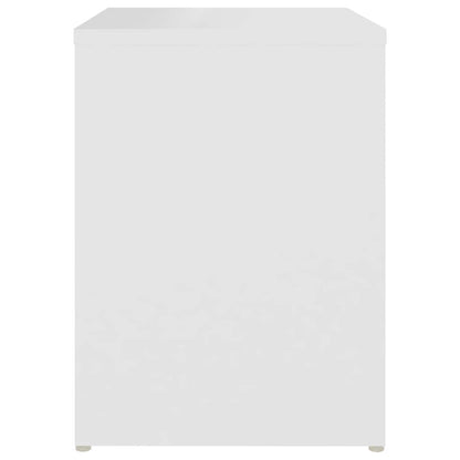 806329 vidaXL Bed Cabinets 2 pcs White 40x30x40 cm Engineered Wood