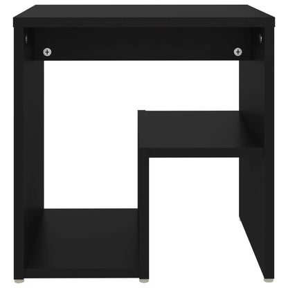 806330 vidaXL Bed Cabinet Black 40x30x40 cm Engineered Wood