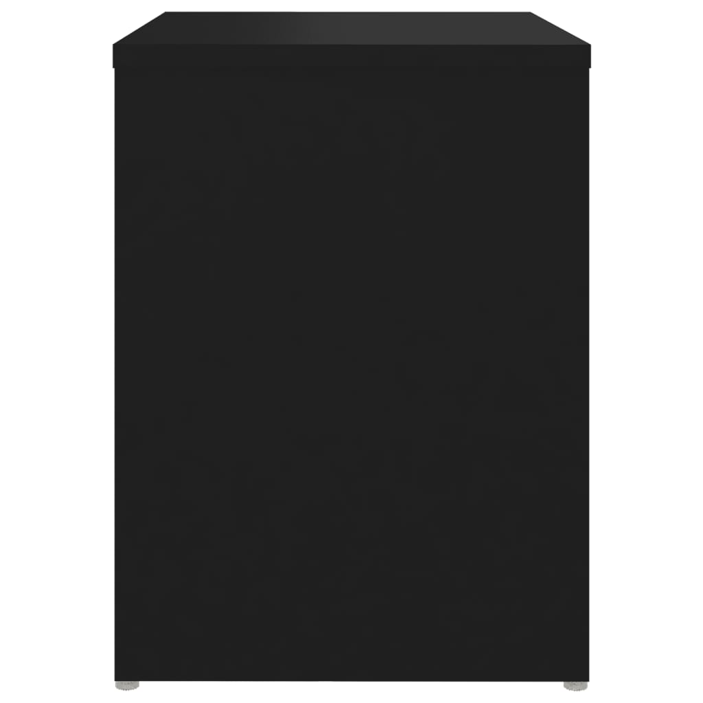 806330 vidaXL Bed Cabinet Black 40x30x40 cm Engineered Wood