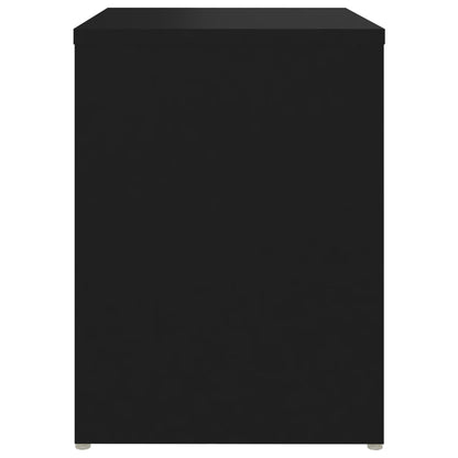 806331 vidaXL Bed Cabinets 2 pcs Black 40x30x40 cm Engineered Wood