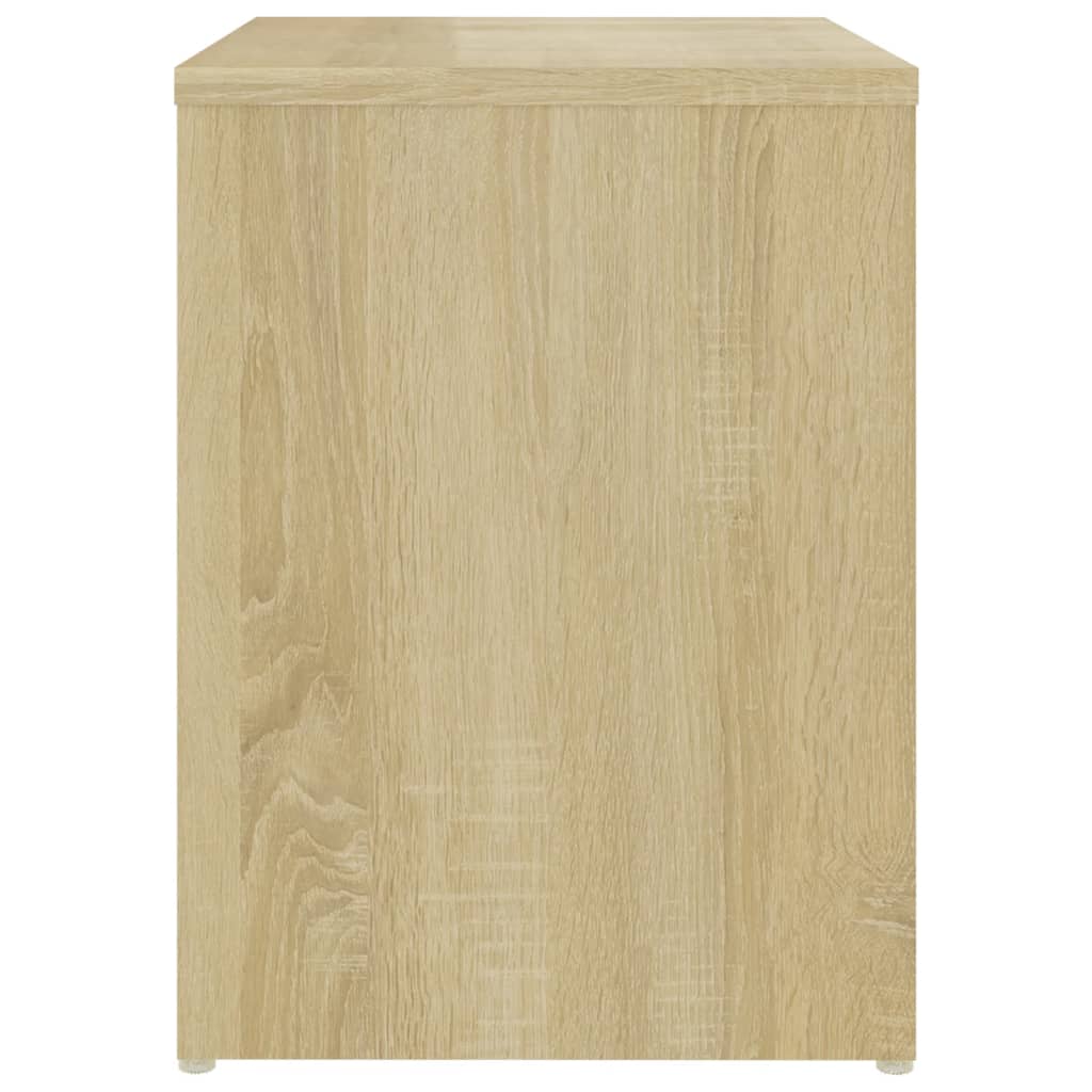 806334 vidaXL Bed Cabinet Sonoma Oak 40x30x40 cm Engineered Wood