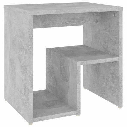 806336 vidaXL Bed Cabinet Concrete Grey 40x30x40 cm Engineered Wood