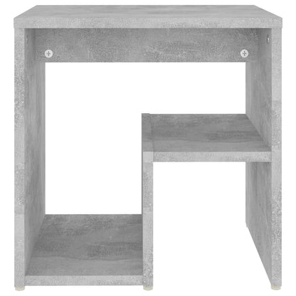 806336 vidaXL Bed Cabinet Concrete Grey 40x30x40 cm Engineered Wood