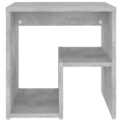 806337 vidaXL Bed Cabinets 2 pcs Concrete Grey 40x30x40 cm Engineered Wood