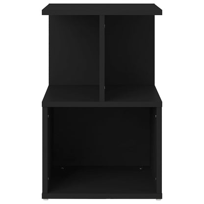 806348 vidaXL Bedside Cabinet Black 35x35x55 cm Engineered Wood