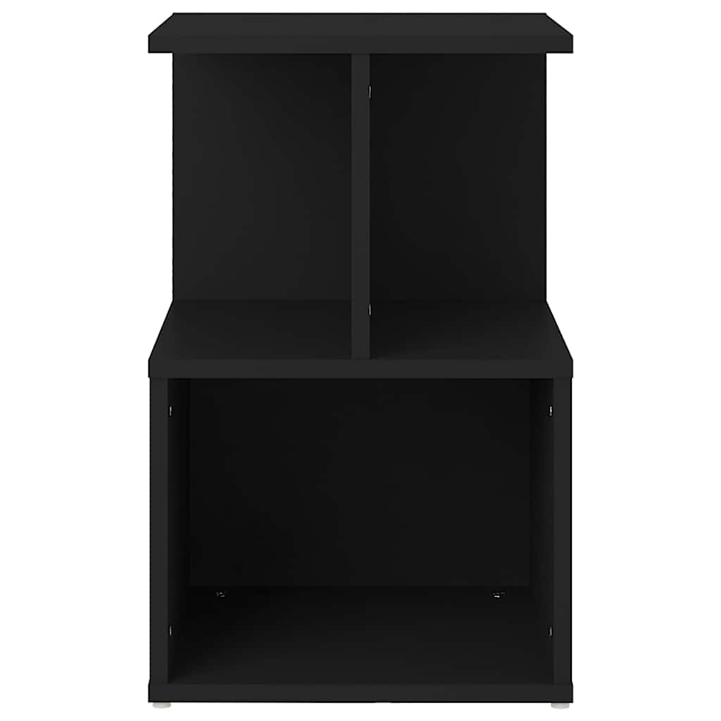 806348 vidaXL Bedside Cabinet Black 35x35x55 cm Engineered Wood