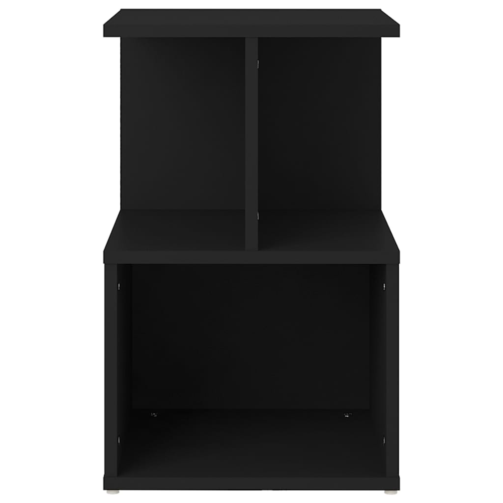 806349 vidaXL Bedside Cabinets 2 pcs Black 35x35x55 cm Engineered Wood