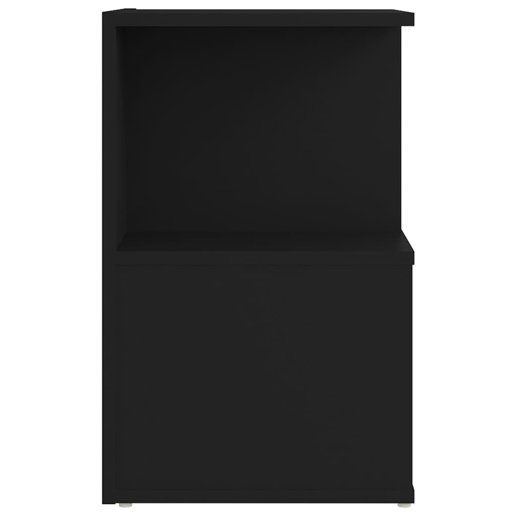 806349 vidaXL Bedside Cabinets 2 pcs Black 35x35x55 cm Engineered Wood