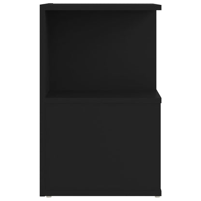 806349 vidaXL Bedside Cabinets 2 pcs Black 35x35x55 cm Engineered Wood