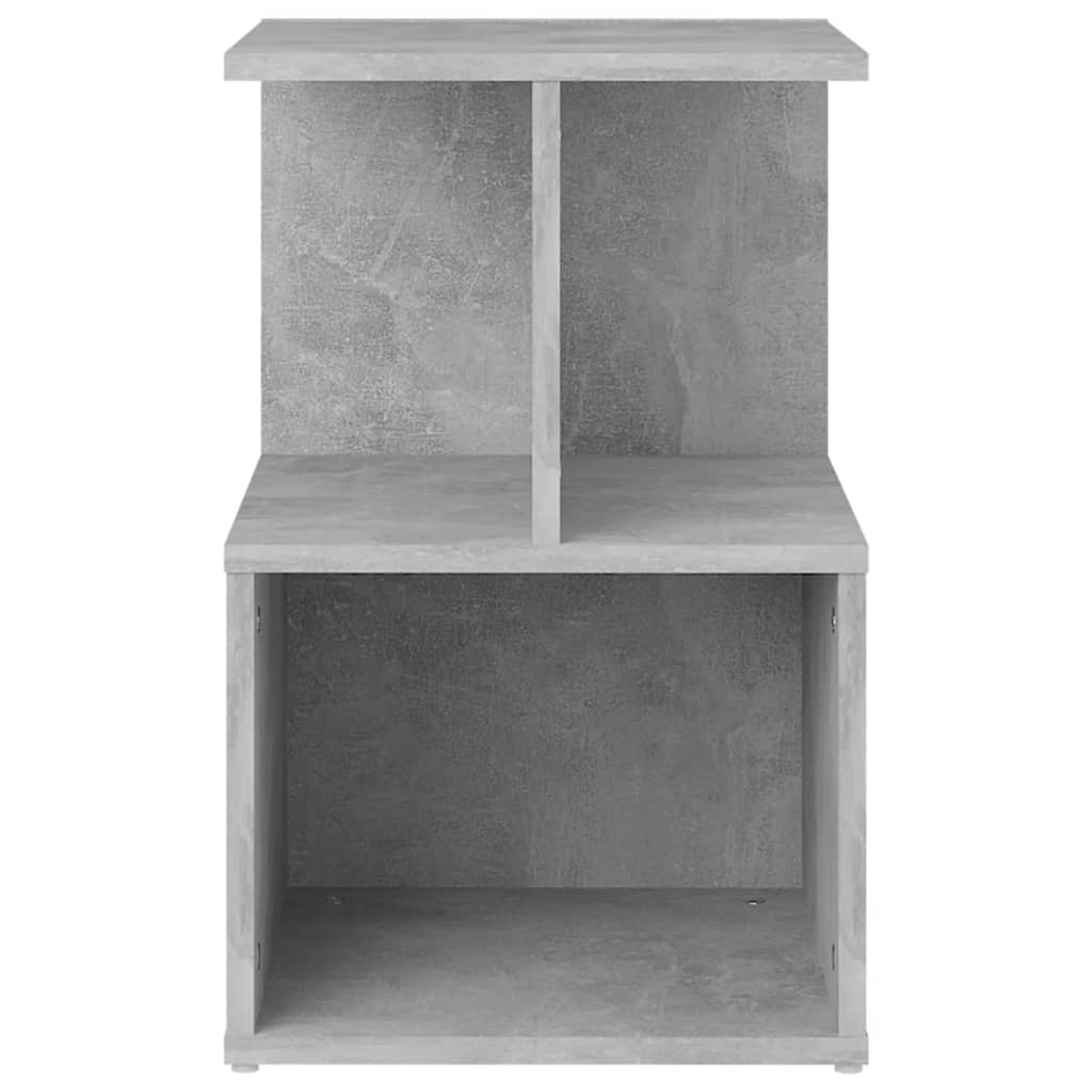 806354 vidaXL Bedside Cabinet Concrete Grey 35x35x55 cm Engineered Wood