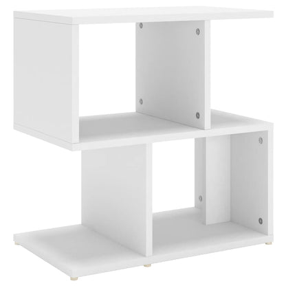 806364 vidaXL Bedside Cabinet White 50x30x51,5 cm Engineered Wood