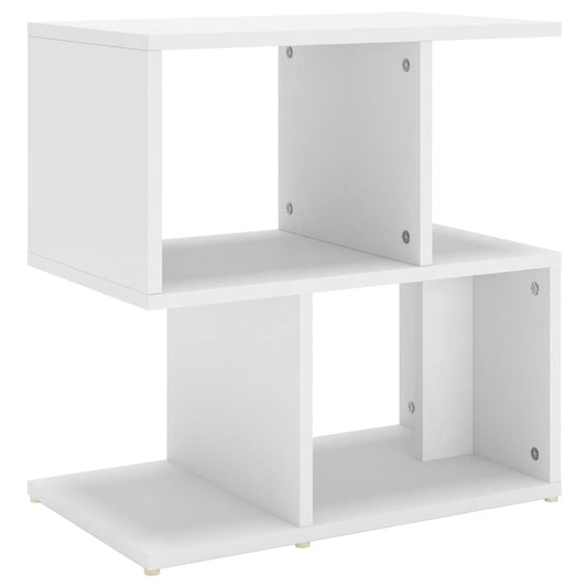 806364 vidaXL Bedside Cabinet White 50x30x51,5 cm Engineered Wood