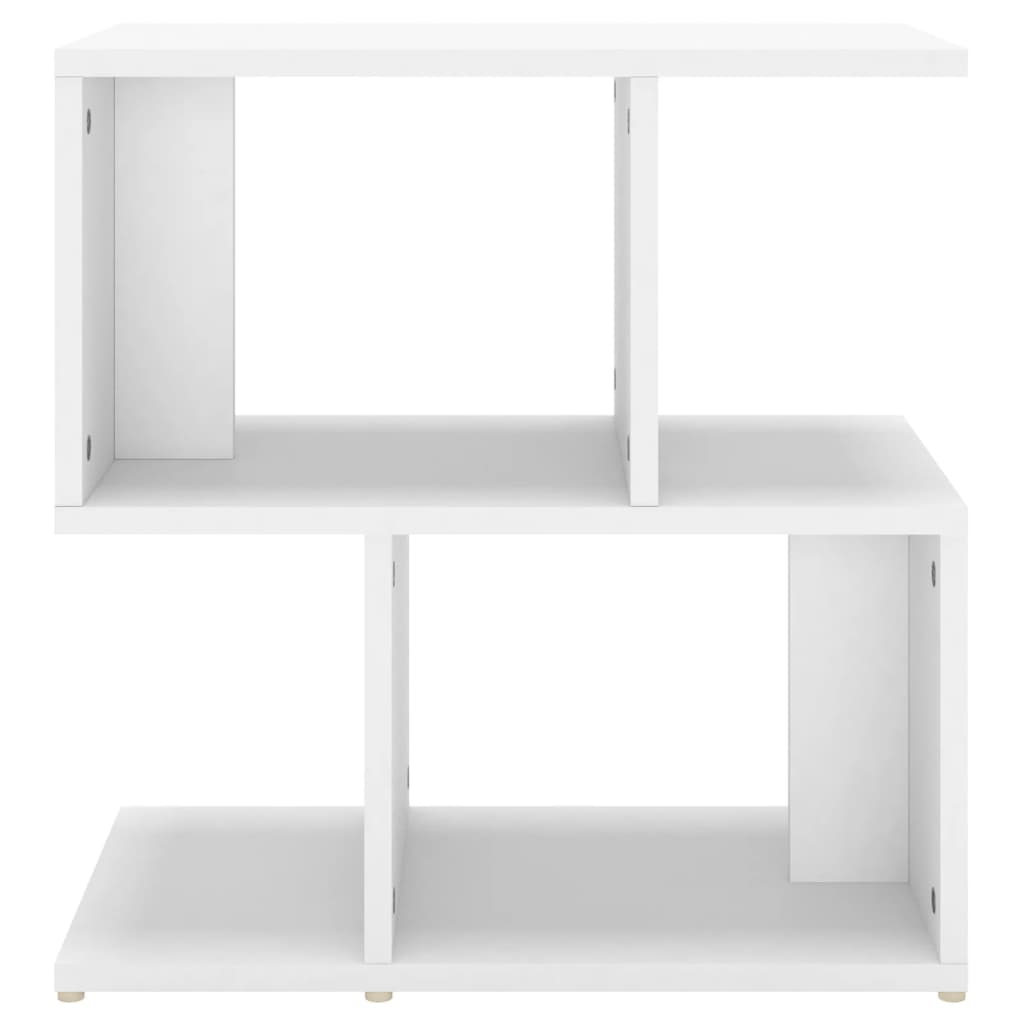 806364 vidaXL Bedside Cabinet White 50x30x51,5 cm Engineered Wood