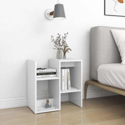 806365 vidaXL Bedside Cabinets 2 pcs White 50x30x51,5 cm Engineered Wood