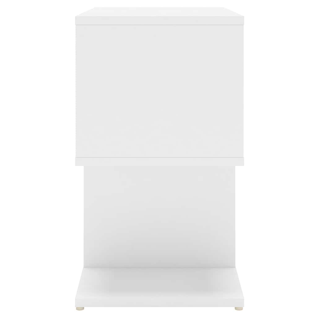 806365 vidaXL Bedside Cabinets 2 pcs White 50x30x51,5 cm Engineered Wood