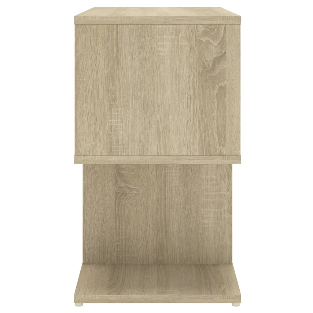 vidaXL Bedside Cabinet Sonoma Oak 50x30x51.5 cm Engineered Wood