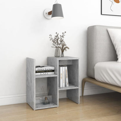 vidaXL Bedside Cabinets 2 pcs Concrete Grey 50x30x51.5 cm