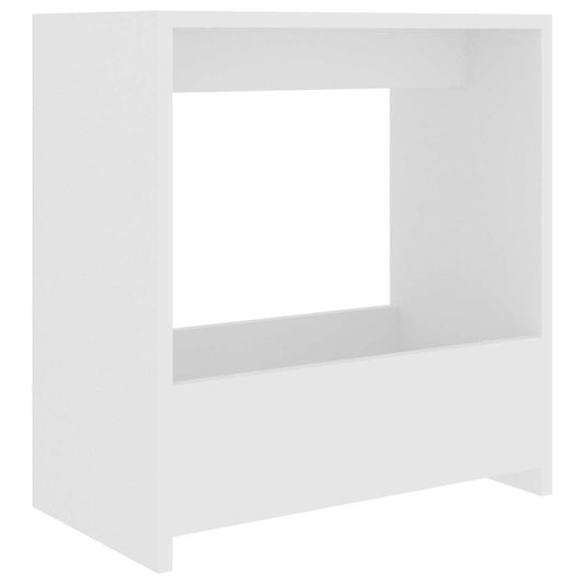 806687 vidaXL Side Table White 50x26x50 cm Engineered Wood