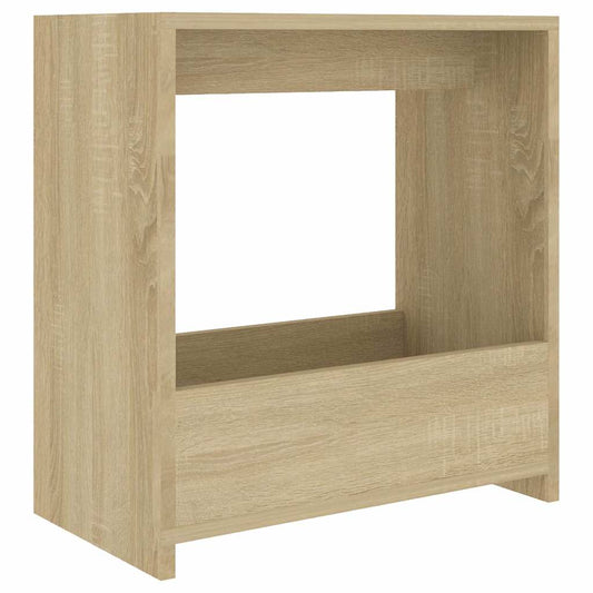 806690 vidaXL Side Table Sonoma Oak 50x26x50 cm Engineered Wood