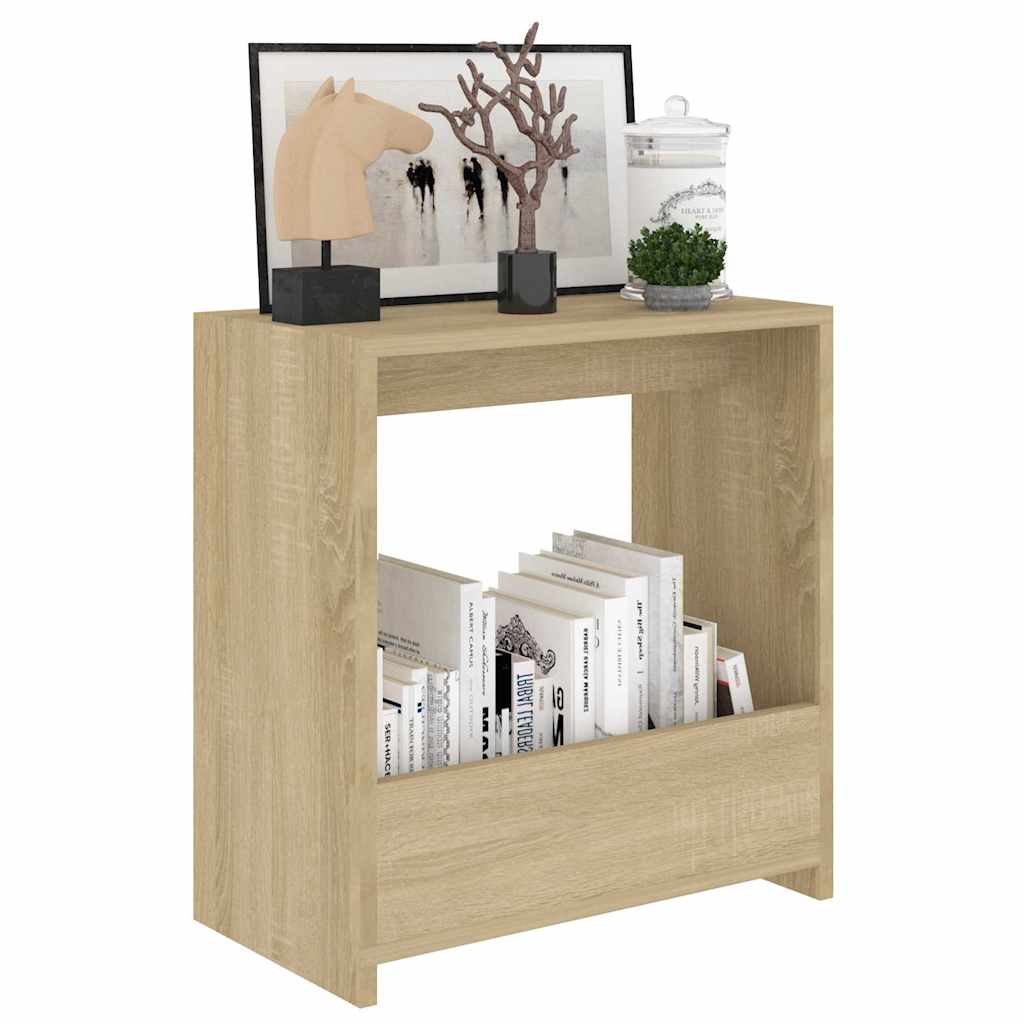 806690 vidaXL Side Table Sonoma Oak 50x26x50 cm Engineered Wood