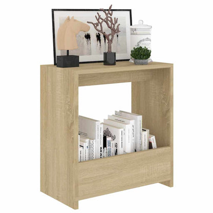 806690 vidaXL Side Table Sonoma Oak 50x26x50 cm Engineered Wood