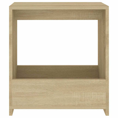 806690 vidaXL Side Table Sonoma Oak 50x26x50 cm Engineered Wood