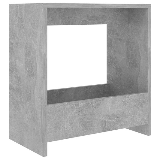 806691 vidaXL Side Table Concrete Grey 50x26x50 cm Engineered Wood