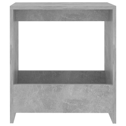 vidaXL Side Table Concrete Grey 50x26x50 cm Engineered Wood