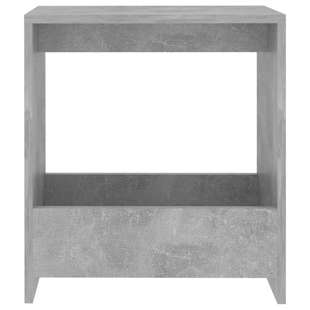 806691 vidaXL Side Table Concrete Grey 50x26x50 cm Engineered Wood