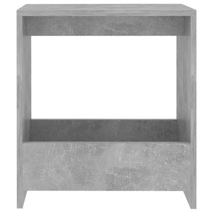 806691 vidaXL Side Table Concrete Grey 50x26x50 cm Engineered Wood