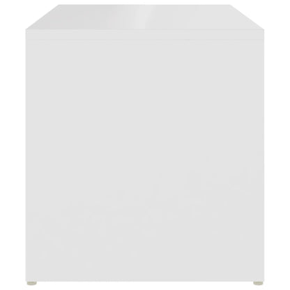 vidaXL Side Table White 59x36x38 cm Engineered Wood