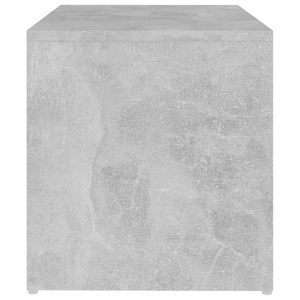 806700 vidaXL Side Table Concrete Grey 59x36x38 cm Engineered Wood