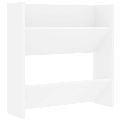 vidaXL Wall Shoe Cabinets 4 pcs White 60x18x60 cm Engineered Wood