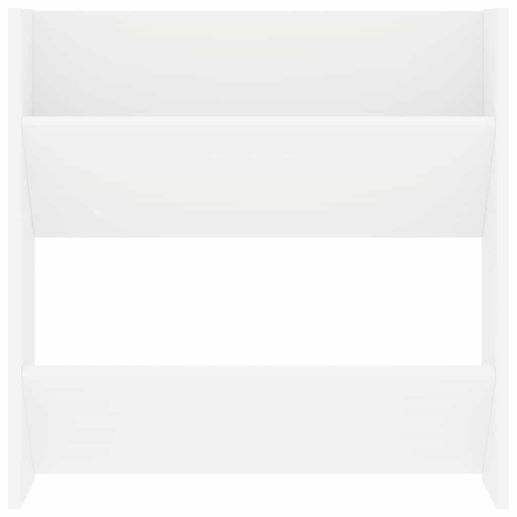 vidaXL Wall Shoe Cabinets 4 pcs White 60x18x60 cm Engineered Wood
