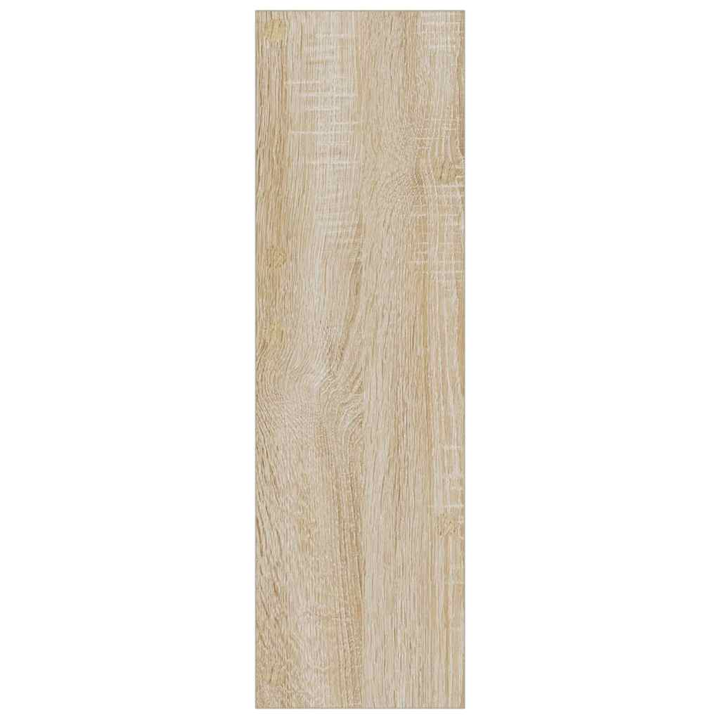 vidaXL Wall Shoe Cabinet Sonoma Oak 60x18x60 cm Engineered Wood