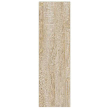 vidaXL Wall Shoe Cabinet Sonoma Oak 60x18x60 cm Engineered Wood