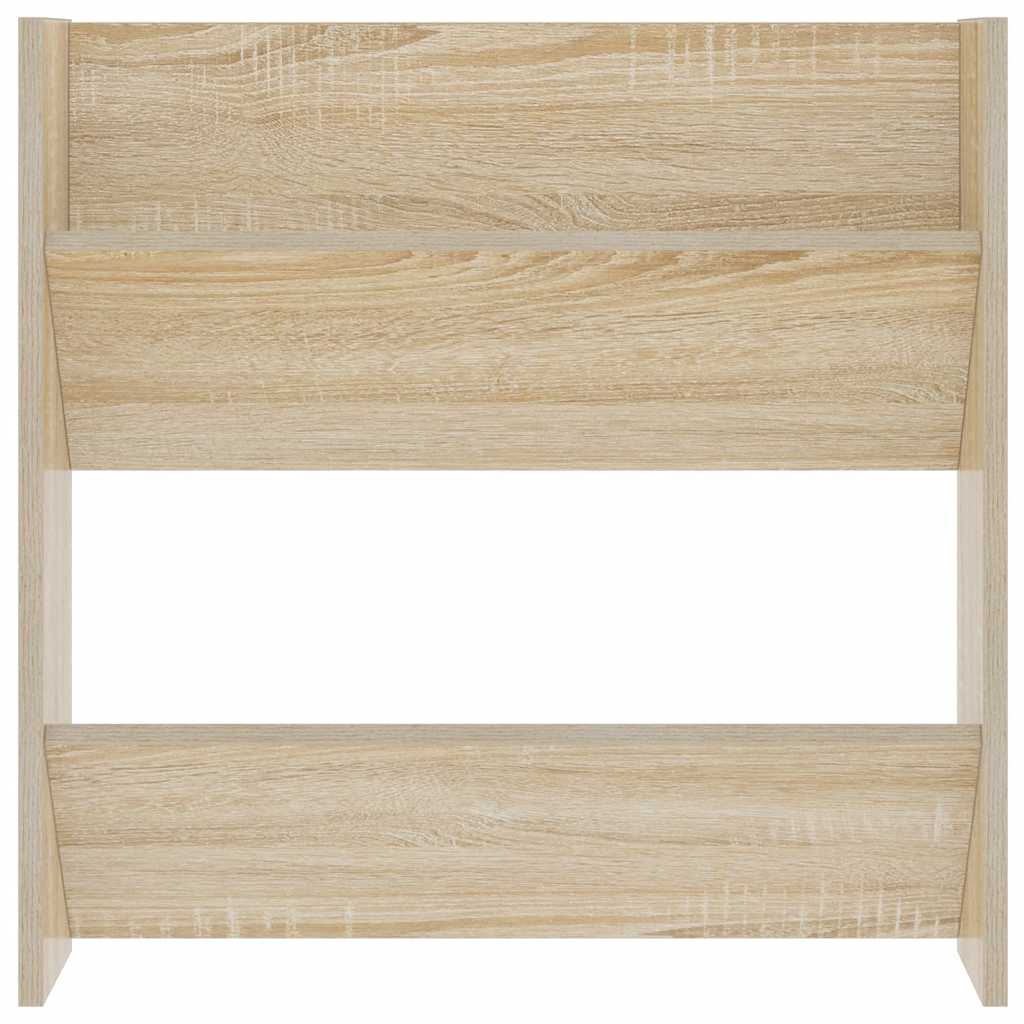 vidaXL Wall Shoe Cabinets 2 pcs Sonoma Oak 60x18x60cm Engineered Wood